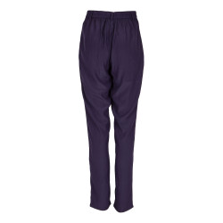 Pantalon large bleu foncé Femme AMERICAN VINTAGE marque pas cher prix dégriffés destockage