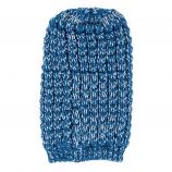 Bonnet bleu en maille tricotée Femme GUESS marque pas cher prix dégriffés destockage