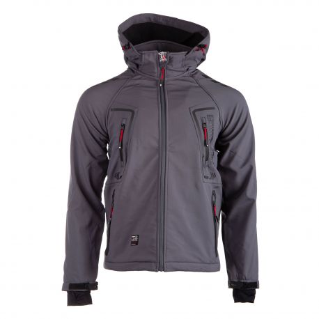 Veste Softshell Manches Longues Capuche Deperlant Homme Hite A Prix