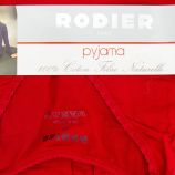 Pyjama 100% coton armande Femme RODIER marque pas cher prix dégriffés destockage
