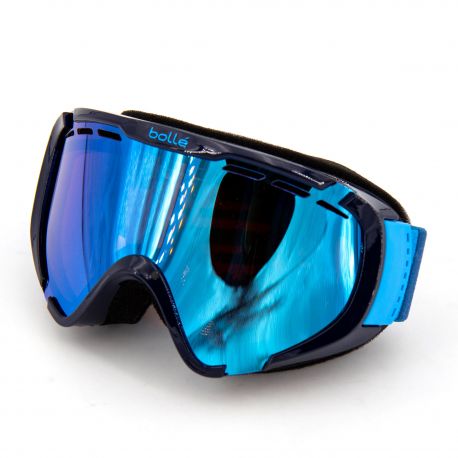 Masque de ski bleu Catégorie 2 temps nuageux Enfant BOLLE marque pas cher prix dégriffés destockage