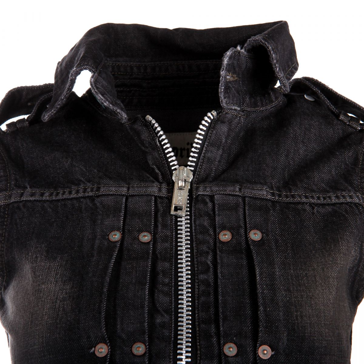 Blouson en jean sans manche femme APRIL 77 à prix dégriffé