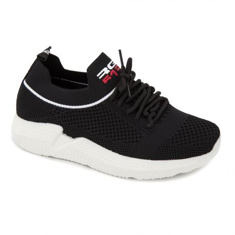 basket noir semelle blanche femme