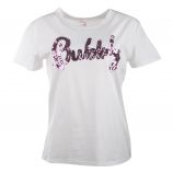 Tee shirt manches courtes paillettes Bubby Femme CARE OF YOU