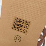 Mules cuir multi-brides croisées Mahari Femme LES TROPEZIENNES PAR M.BELARBI marque pas cher prix dégriffés destockage