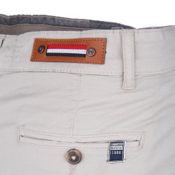 Bermuda chino venili coton stretch popeline revers gansé bouton Homme BLAGGIO marque pas cher prix dégriffés destockage