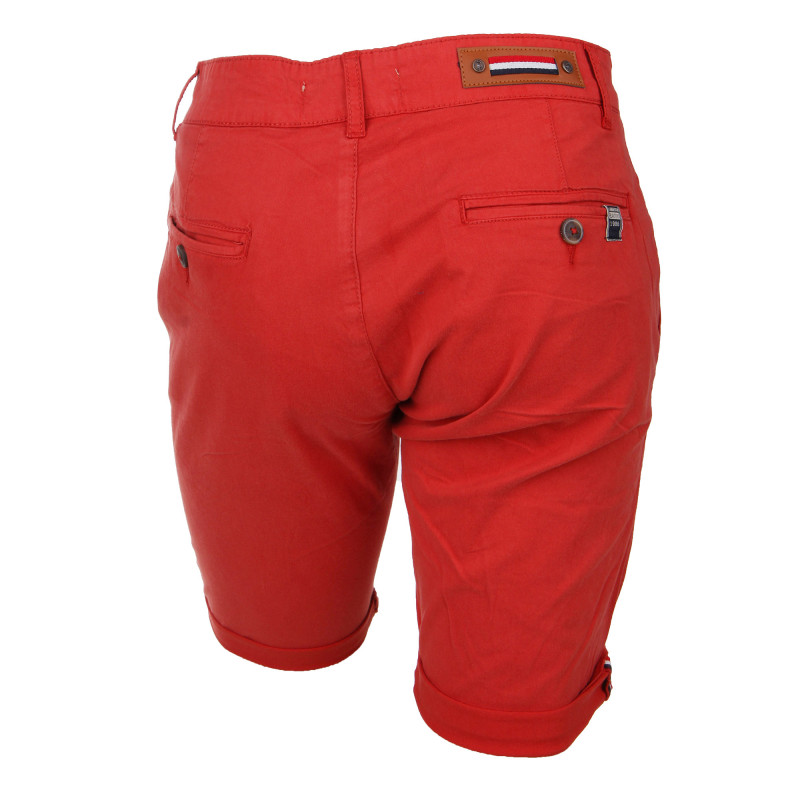Bermuda chino venili coton stretch popeline revers gansé bouton Homme BLAGGIO marque pas cher prix dégriffés destockage Bermuda chino venili coton stretch popeline revers gansé bouton Homme BLAGGIO marque pas cher prix dégriffés destockage
