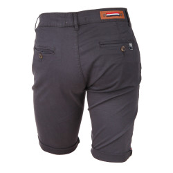 Bermuda chino venili coton stretch popeline revers gansé bouton Homme BLAGGIO marque pas cher prix dégriffés destockage Bermuda chino venili coton stretch popeline revers gansé bouton Homme BLAGGIO marque pas cher prix dégriffés destockage