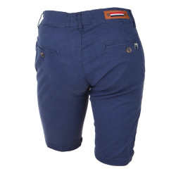 Bermuda chino venili coton stretch popeline revers gansé bouton Homme BLAGGIO marque pas cher prix dégriffés destockage Bermuda chino venili coton stretch popeline revers gansé bouton Homme BLAGGIO marque pas cher prix dégriffés destockage
