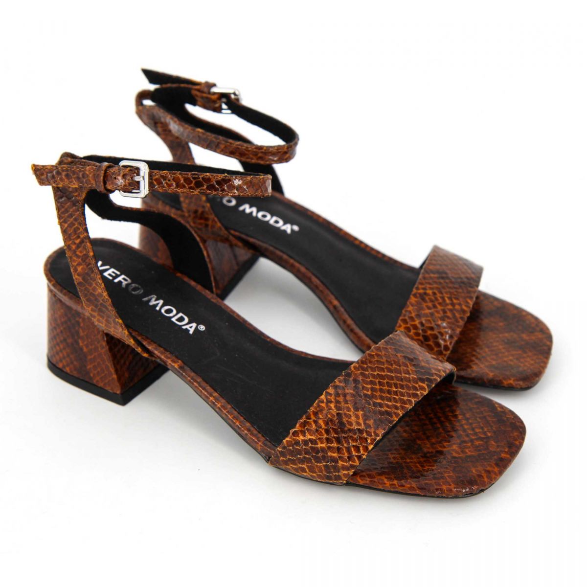 sandales talons serpent