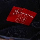 Bottines à talon cuir lisse grainé contrasté zip Femme DORKING marque pas cher prix dégriffés destockage