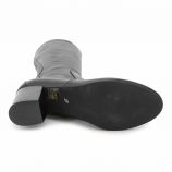 Bottes à talon cuir lisse zip Femme SONIA PATRICIO marque pas cher prix dégriffés destockage