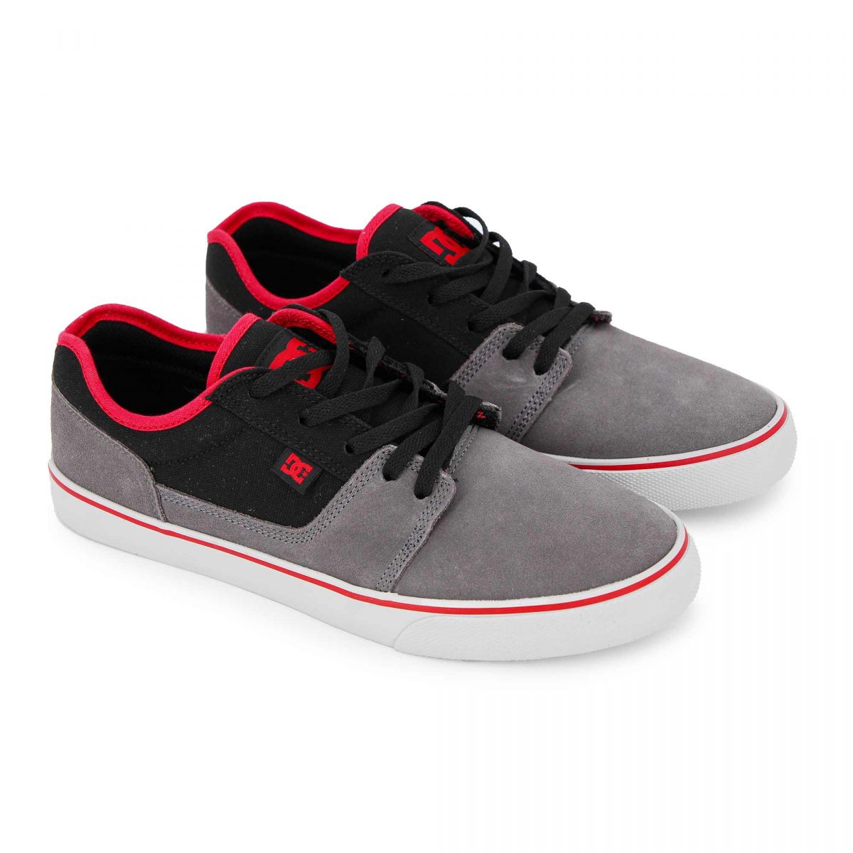 Basket cuir grey black t40t47 tonik 302905 Homme DC SHOES à prix