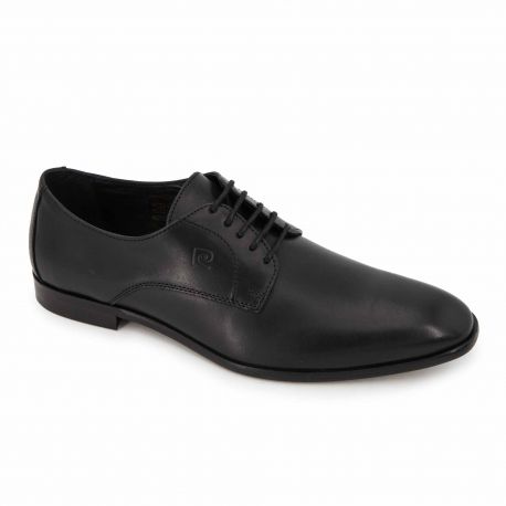 Chaussures derby noir cuir t39-t46 marto Homme PIERRE CARDIN marque pas cher prix dégriffés destockage