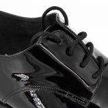 Chaussures derbies cuir noir vernis lacet corby Femme XAVIER DANAUD marque pas cher prix dégriffés destockage