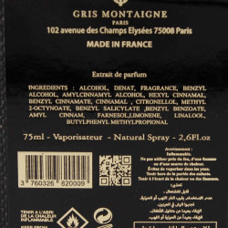 GRIS MONTAIGNE EDP Mixte "OUD KAMARE" (75ml) marque pas cher prix dégriffés destockage