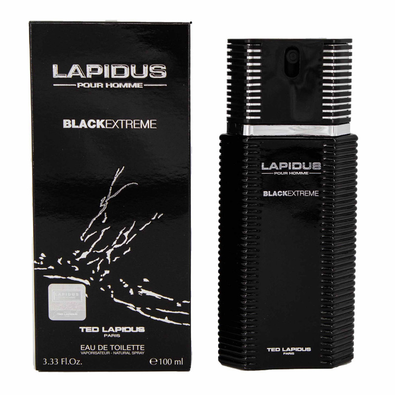 Parfum eau de toilette Black Extrême 100 ML Homme TED LAPIDUS marque pas cher prix dégriffés destockage
