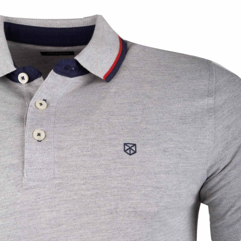 Polo manches courtes 100% Coton Homme JACK AND JONES marque pas cher prix dégriffés destockage Polo manches courtes 100% Coton Homme JACK AND JONES marque pas cher prix dégriffés destockage
