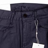 Pantalon vicommit coated uni poche stretch Femme VILA marque pas cher prix dégriffés destockage