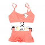 Ensemble brassière + shorty Enfant LULU CASTAGNETTE marque pas cher prix dégriffés destockage