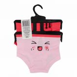 Lot de 2 shorties 83890189 rose Enfant FUNNY GIRL marque pas cher prix dégriffés destockage