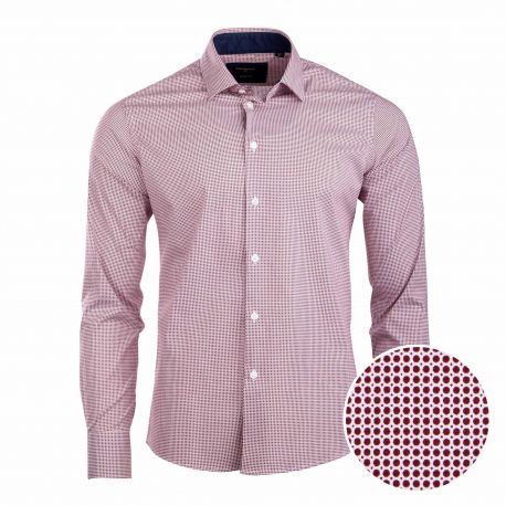 FRILIVIN À RAYURE TENNIS MANCHES LONGUES - Chemise - gris foncé