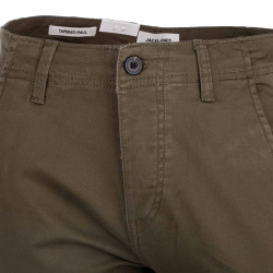 Pantalon cargo uni coton stretch Homme JACK & JONES marque pas cher prix dégriffés destockage Pantalon cargo uni coton stretch Homme JACK & JONES marque pas cher prix dégriffés destockage