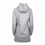 Manteau à capuche manches longues gris 15199197 Femme ONLY marque pas cher prix dégriffés destockage