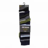 Lot de 6 paires de chaussettes rayées ceylan Homme CHEVIGNON marque pas cher prix dégriffés destockage