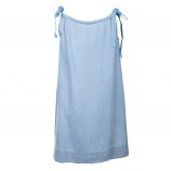 Robe sans manches bleu clair Femme SELECTED marque pas cher prix dégriffés destockage