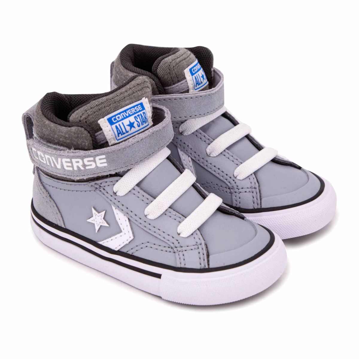 Baskets Montantes Gris Clair c Enfant Converse A Prix Degriffe