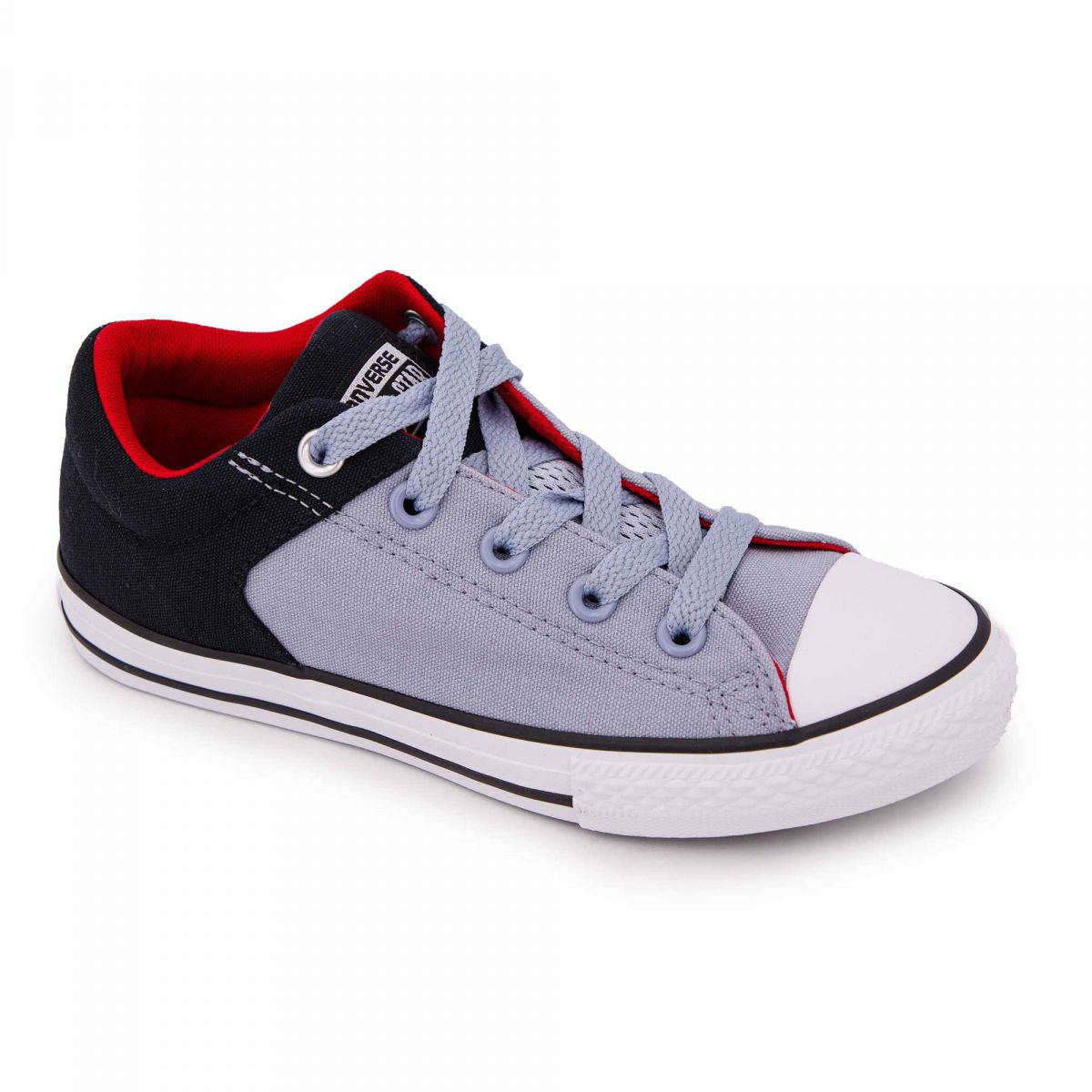 Basket toile basse grise/noire 656014c Enfant CONVERSE à prix