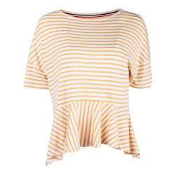 Tee shirt manches courtes Femme TOMMY HILFIGER marque pas cher prix dégriffés destockage