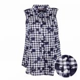 Chemise sans manches Femme TOMMY HILFIGER marque pas cher prix dégriffés destockage