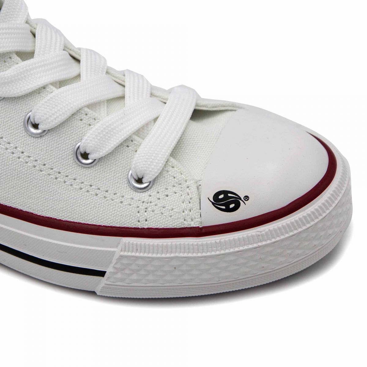 basket montante en toile