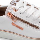 Baskets basses blanches Femme DOCKERS BY GERLI marque pas cher prix dégriffés destockage