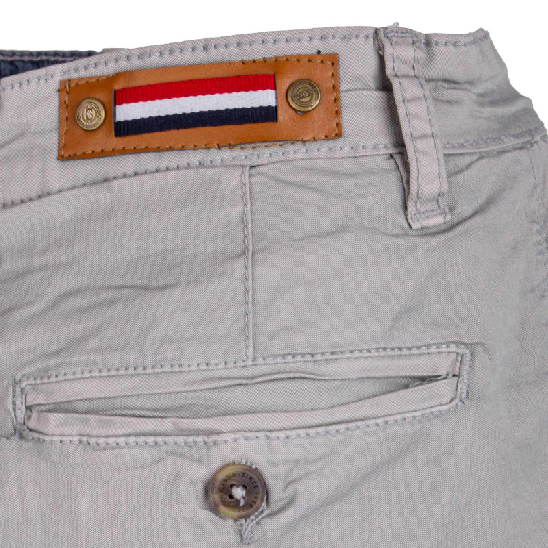 Bermuda chino venili coton stretch popeline revers gansé bouton Homme BLAGGIO marque pas cher prix dégriffés destockage Bermuda chino venili coton stretch popeline revers gansé bouton Homme BLAGGIO marque pas cher prix dégriffés destockage