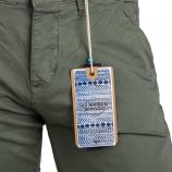 Bermuda chino venili coton stretch popeline revers gansé Homme BLAGGIO marque pas cher prix dégriffés destockage