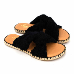 Mules toalla negro 2076 Femme PINAZ marque pas cher prix dégriffés destockage Mules toalla negro 2076 Femme PINAZ marque pas cher prix dégriffés destockage