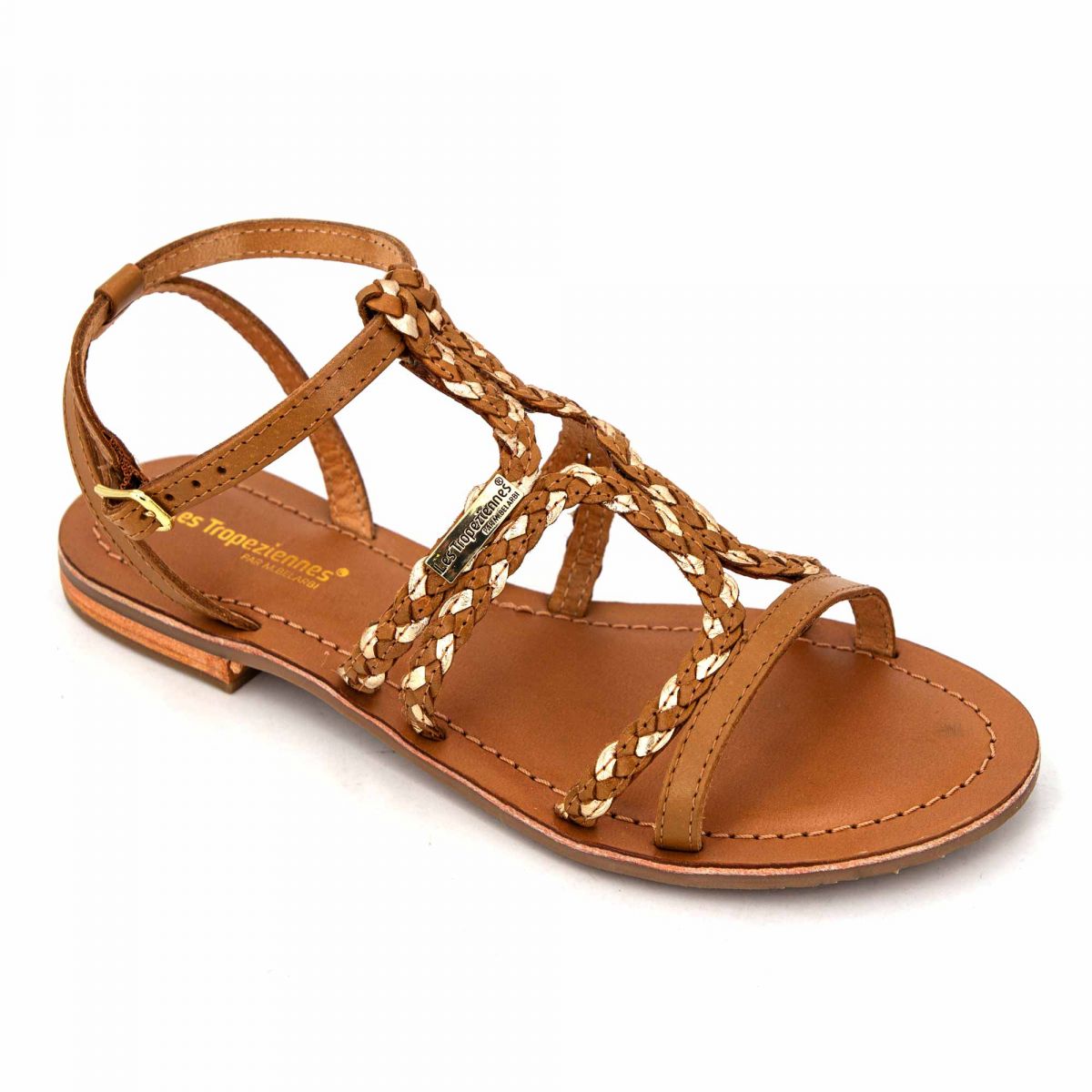 sandales orange multicolore femme Les Tropéziennes Hindle pas cher | Espace  des marques