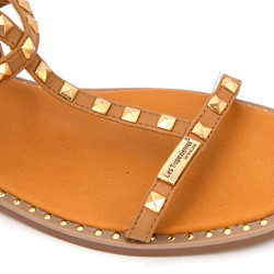 Sandales hautes cuir léger clouté Coralie Femme LES TROPEZIENNES PAR M.BELARBI marque pas cher prix dégriffés destockage Sandales hautes cuir léger clouté Coralie Femme LES TROPEZIENNES PAR M.BELARBI marque pas cher prix dégriffés destockage