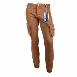Pantalon ajusté cargo multipoches Tanera Homme BLAGGIO marque pas cher prix dégriffés destockage
