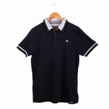 Polo manches courtes col contrasté Palmcoast Homme BLAGGIO marque pas cher prix dégriffés destockage