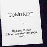 Lot de 3 paires de chaussettes coton peigné Homme CALVIN KLEIN