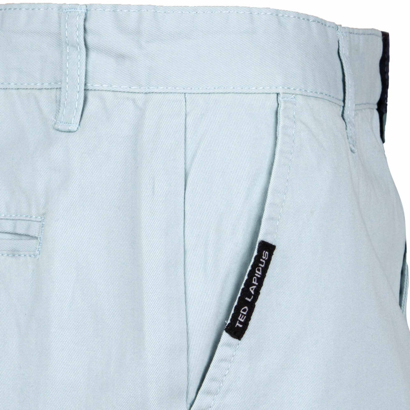 Bermuda chino couleur pastel balamine Homme TED LAPIDUS marque pas cher prix dégriffés destockage Bermuda chino couleur pastel balamine Homme TED LAPIDUS marque pas cher prix dégriffés destockage