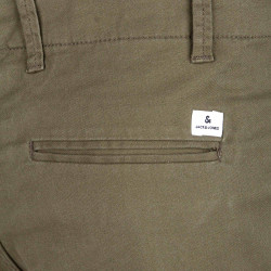 Bermuda droit coton stretch Homme JACK & JONES marque pas cher prix dégriffés destockage