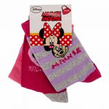 Lot de 3 paires de chaussettes imprimé coton mélangé Minnie mouse Enfant DISNEY