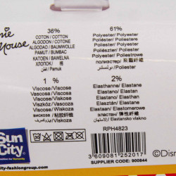 Lot de 3 paires de chaussettes imprimé coton mélangé Minnie mouse Enfant DISNEY marque pas cher prix dégriffés destockage