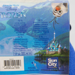 Lot de 3 paires de chaussettes imprimé en coton Frozen Enfant DISNEY marque pas cher prix dégriffés destockage