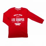 Tee-shirt manches longues col rond coton Enfant LEE COOPER